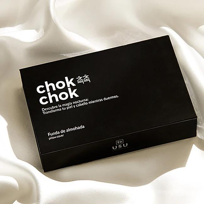 Funda de almohada Chok Chok de Usu Cosmetics.